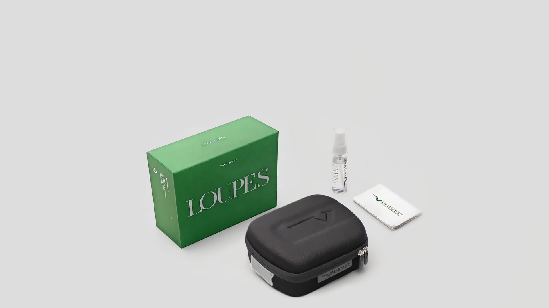 Kit de limpeza e case Univet
