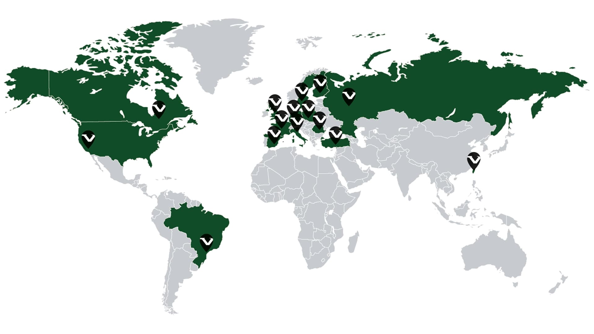 Mapa Global Univet
